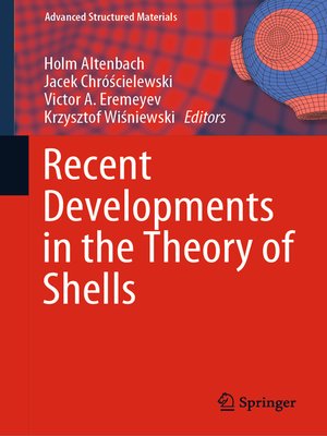 cover image of Recent Developments in the Theory of Shells